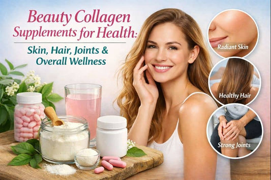 Beauty Collagen Supplements for Health: Skin, Hair, Joints and Overall Wellness