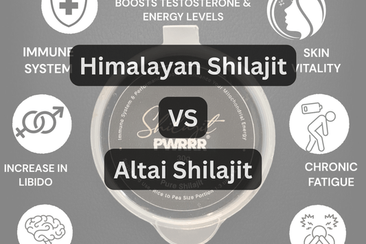 Himalayan Shilajit vs. Altai Shilajit - PWRRR