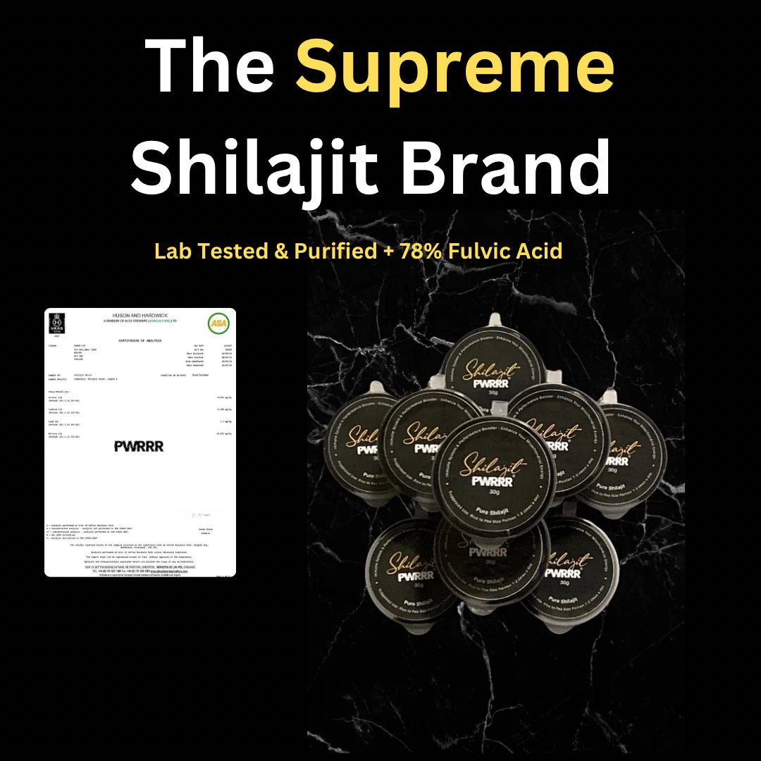 Premium Organic Altai Shilajit - Resin (30G) - PWRRR
