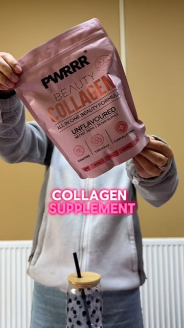 Mix PWRRR Beauty Collagen into your morning smoothie, coffee, or yoghurt—beauty made effortless ✨🌸